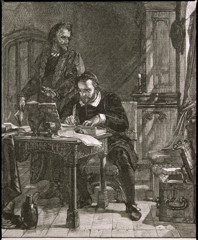 William Tyndale at Work by English School